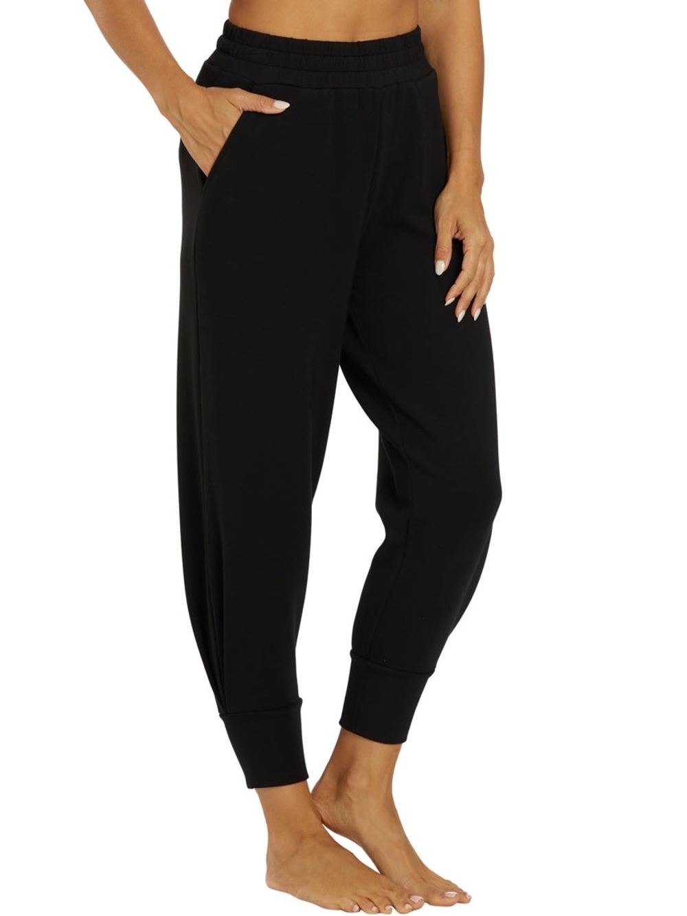 Varley The Relaxed Pant 25 DoubleSoft Joggers Black Size Small